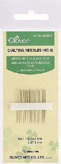Picture of Clover Quilting Needles  #09 x15