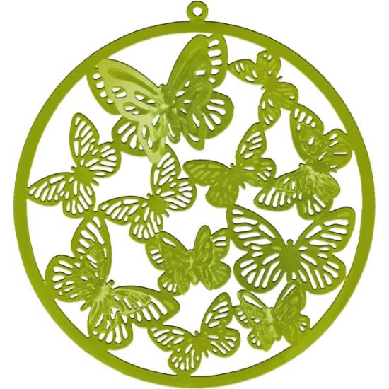 Picture of Filigree 3D Butterfly 55mm Lime x1
