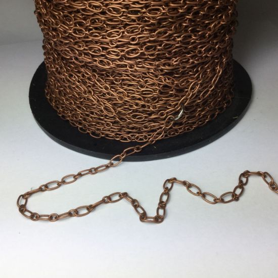 Picture of Chain 3x6mm and 2.8x3.5mm Antique Copper x1m