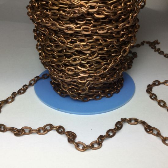 Picture of Chain Oval 4,5x6,5mm Antique Copper x1m