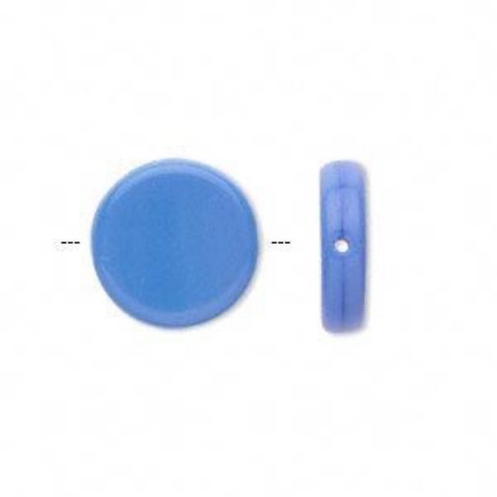 Picture of Preciosa Coin 15mm Opaque Light Blue x10