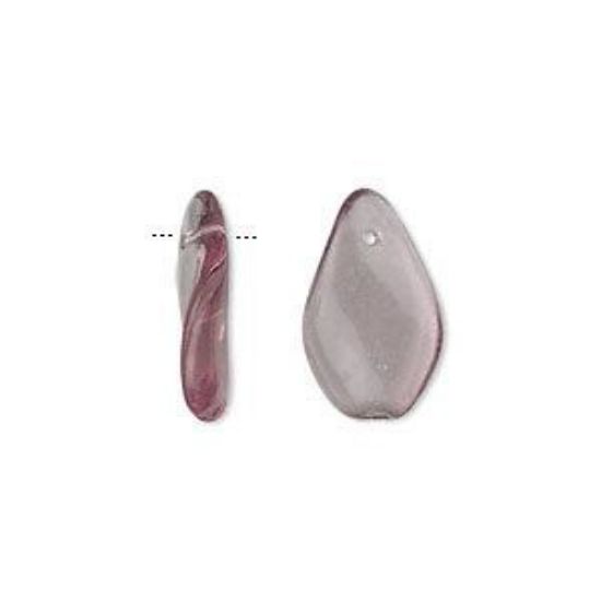 Picture of Twisted Drop 17mm Lavender x10