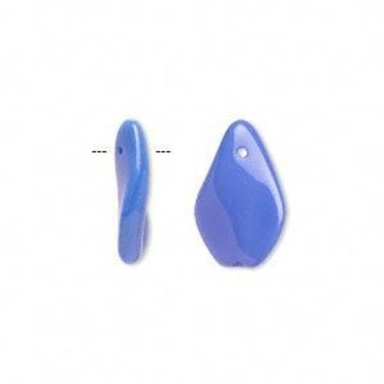 Picture of Twisted Drop 17mm Opaque Light Blue x10