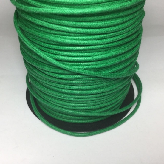 Picture of Cord waxed cotton 2.2mm Esmeralda x1m