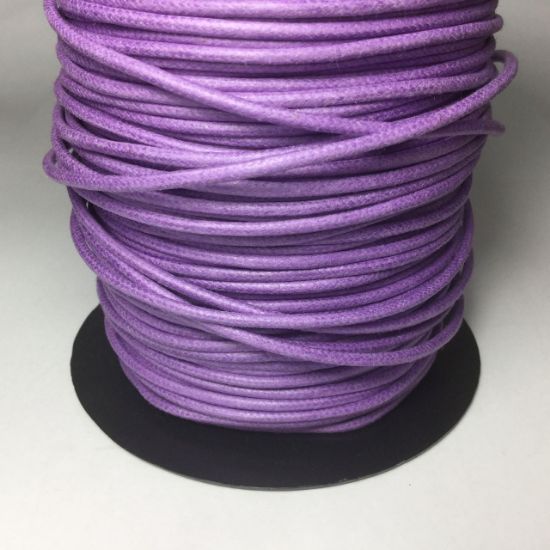 Picture of Cord waxed cotton 2.2mm Lila x5m