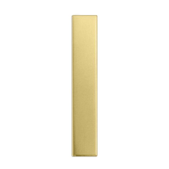 Picture of Stamping blank strip rectangle 6x38mm Brass x5