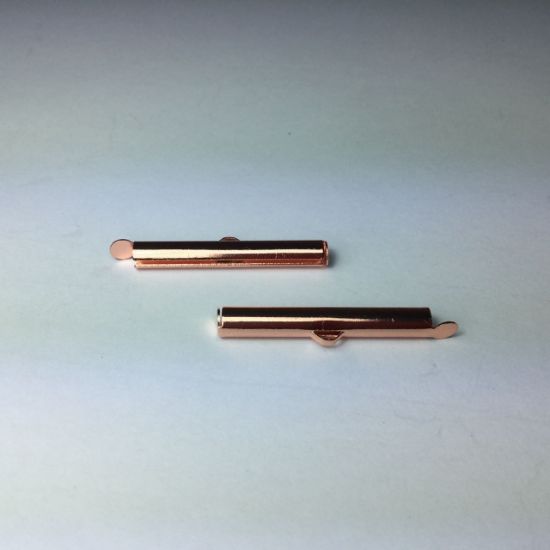 Picture of Slide End Tube 30mm Rose Gold x2