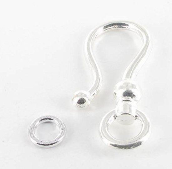 Picture of Clasp hook 37mm w/ ring Silver Tone x1