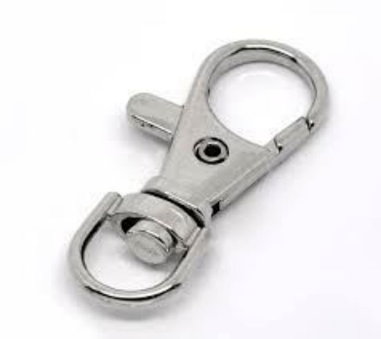 Picture of Key chain Clasp 37mm Silver Tone x5