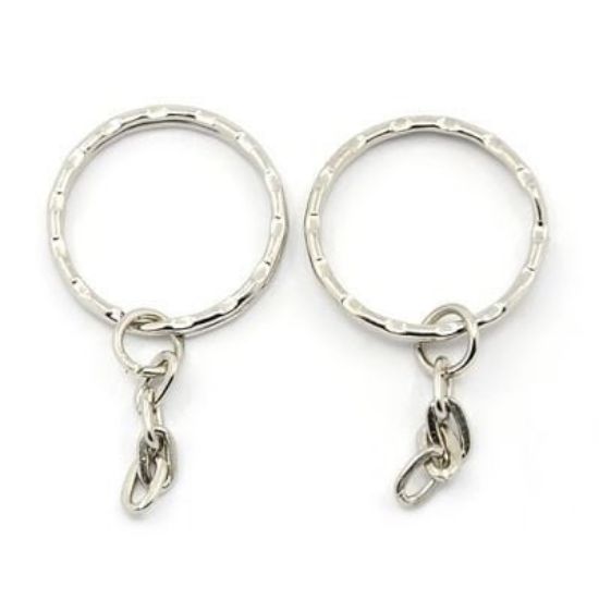 Picture of Key ring 21mm Silver Tone x10