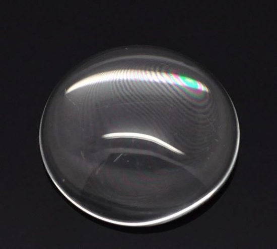 Picture of Glass Cabochon 22mm round x10