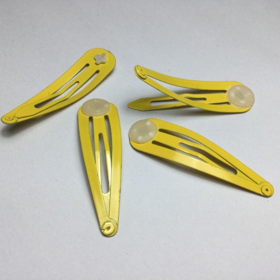 Afbeeldingen van Hairclip 47mm Yellow x20