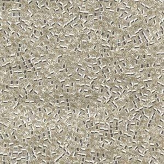 Picture of Miyuki Delica 11/0 DB41 Silver Lined Crystal x10g
