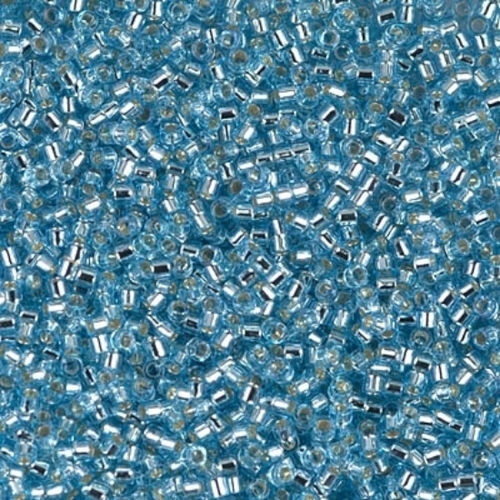 Picture of Miyuki Delica 11/0 DB44 Silver Lined Light Blue x10g