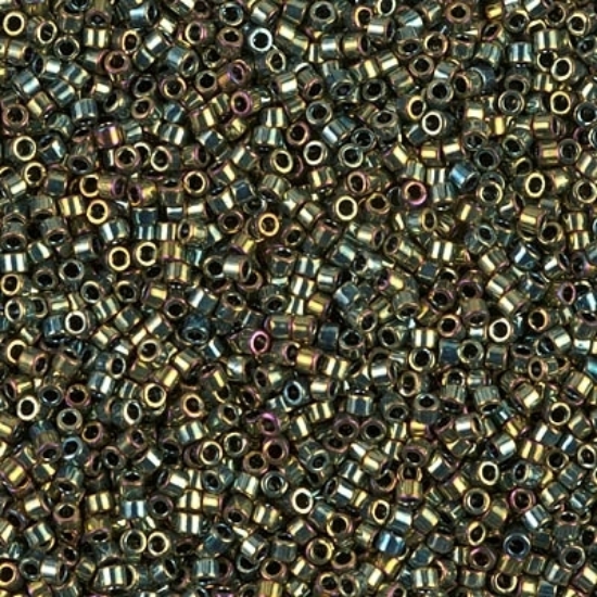 Picture of Miyuki Delica 11/0 DB24 Metallic Green x10g