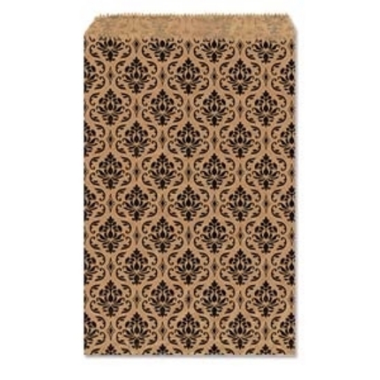 Picture of Gift Bag paper 24x15cm Damask x10