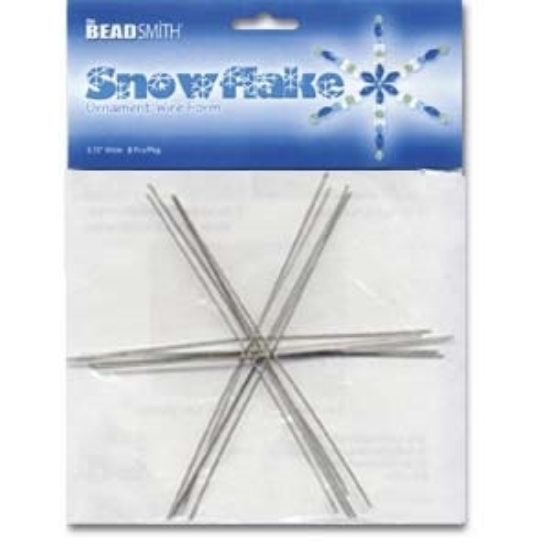 Picture of Wire Snowflake 15cm x6
