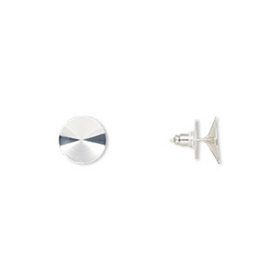 Picture of Earstud Rivoli 14 mm Silver Tone x2