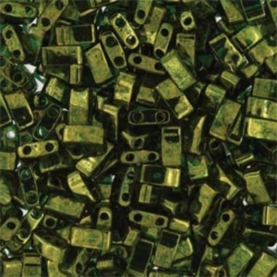 Picture of Miyuki Half Tila 306 Olive Gold Luster x3,5g
