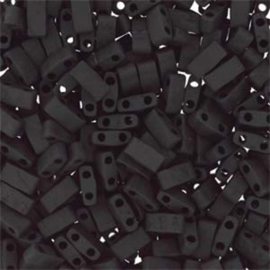 Picture of Miyuki Half Tila 401F Black Mat x5g