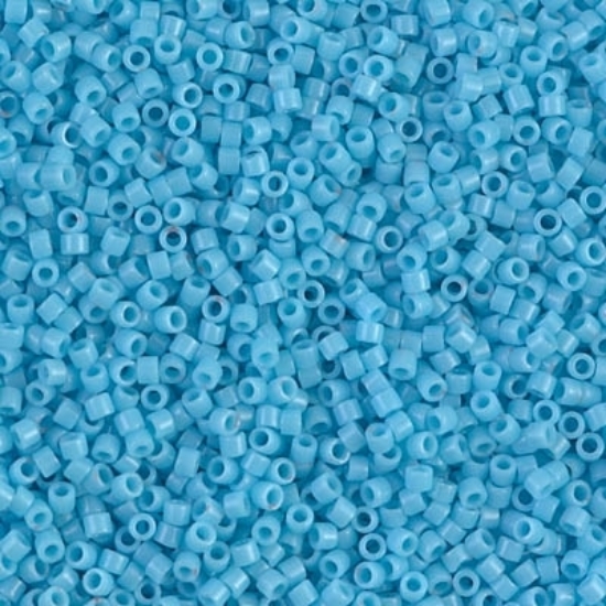 Picture of Miyuki Delica 11/0 DB725 Opaque Turquoise Blue x10g