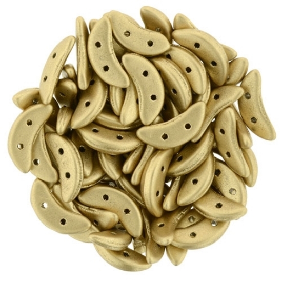 Picture of CzechMates Crescent 3x10mm Mat Metallic Flax x5g