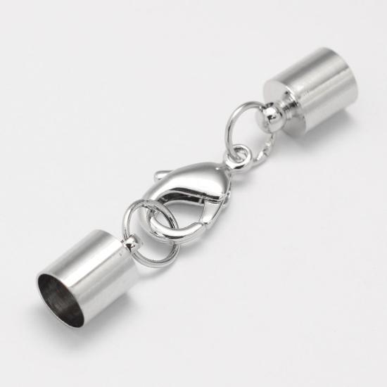 Picture of Cord Ends Ø6mm with Lobster Clasp Silver x1