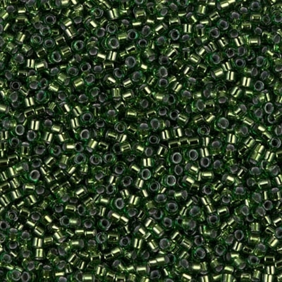 Picture of Miyuki Delica 11/0 DB182 Silver Lined Jade Green x10g
