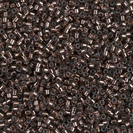 Picture of Miyuki Delica 11/0 DB184 Copper-Lined Grey x10g