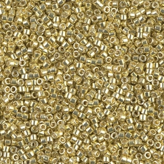 Picture of Miyuki Delica 11/0 DB412 Galvanized Yellow x5g
