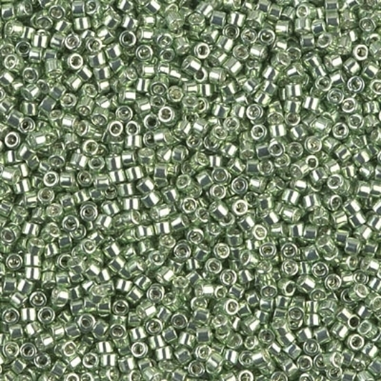 Picture of Miyuki Delica 11/0 DB413 Galvanized Light Green x5g