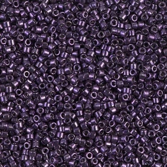 Picture of Miyuki Delica 11/0 DB464 Galvanized Dark Purple x5g