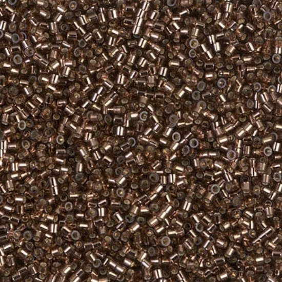 Picture of Miyuki Delica 15/0 DBS150 Silver Lined Brown x5g