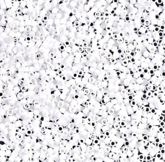 Picture of Miyuki Delica 15/0 DBS351 Mat White x5g