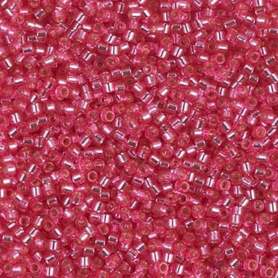 Picture of Miyuki Delica 11/0 DB1338 Silver Lined Dark Pink x10g