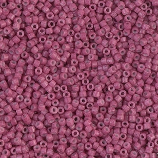 Picture of Miyuki Delica 11/0 DB1376 Opaque Dark Rose x10g