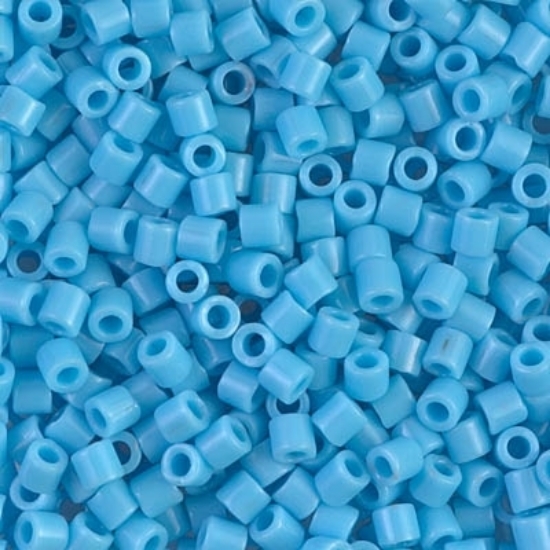 Picture of Miyuki Delica 8/0 DBL725 Opaque Turquoise Blue x10g