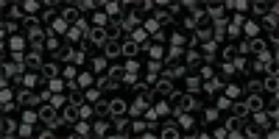 Picture of Toho Treasure #1 11/0 49F Opaque Frosted Jet x10g