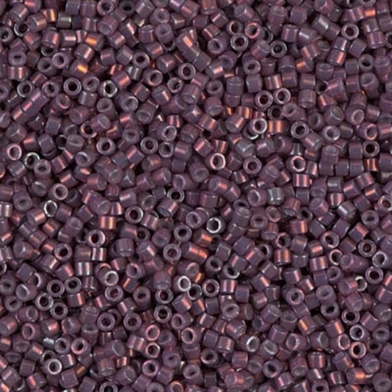 Picture of Miyuki Delica 11/0 DB1012 Opaque Metallic Luster Rainbow Grape x5g