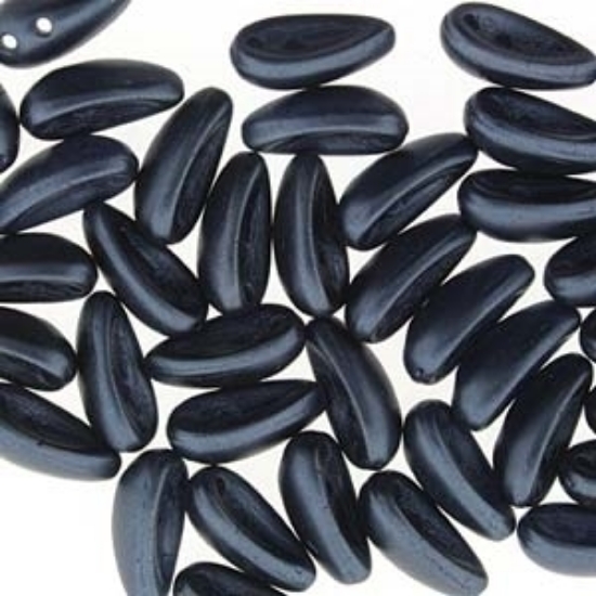 Picture of Chilli Beads 4x11mm Pastel Montana Blue x50
