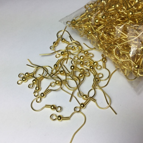 Picture of Ear wire Gold x100