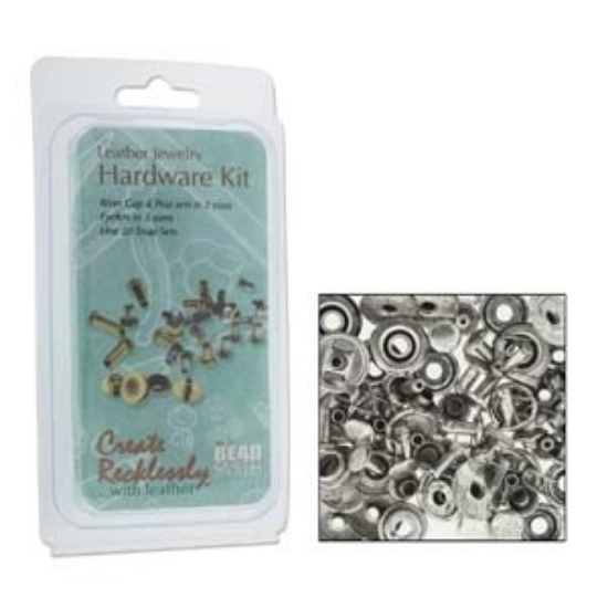Picture of Eyelets/rivets/snap Antique Silver Kit x1