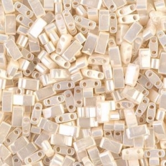 Picture of Miyuki Half Tila 592 Ivory Ceylon x5g