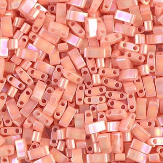 Picture of Miyuki Half Tila 596 Opaque Tea Rose Luster x5g
