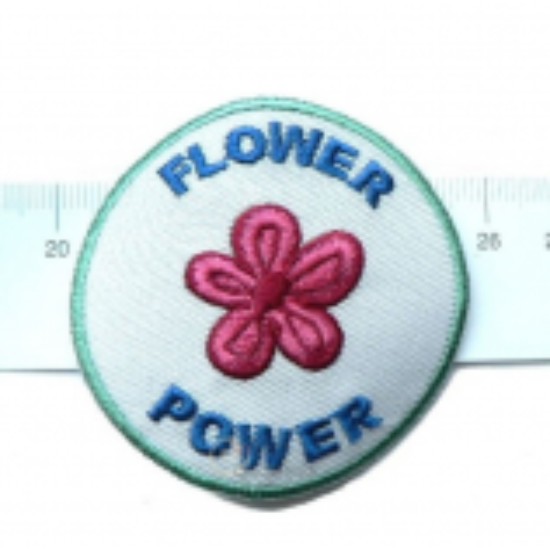 Afbeeldingen van Strijkapplicatie, "Flower Power"