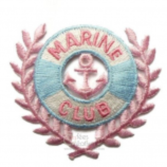 Afbeeldingen van Strijkapplicatie, Marine club