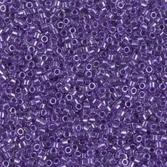 Picture of Miyuki Delica 11/0 DB906 Color Lined Shimmer Lavender x10g