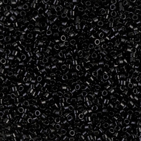 Picture of Miyuki Delica 11/0 DB10 Opaque Black x10g