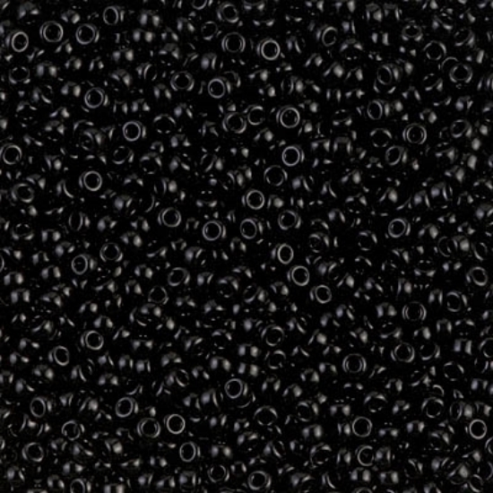 Picture of Miyuki Rocaille 11/0 401 Black x10g