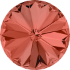 Picture of Swarovski 1122 Rivoli Round Stone 12mm Padparadscha x1